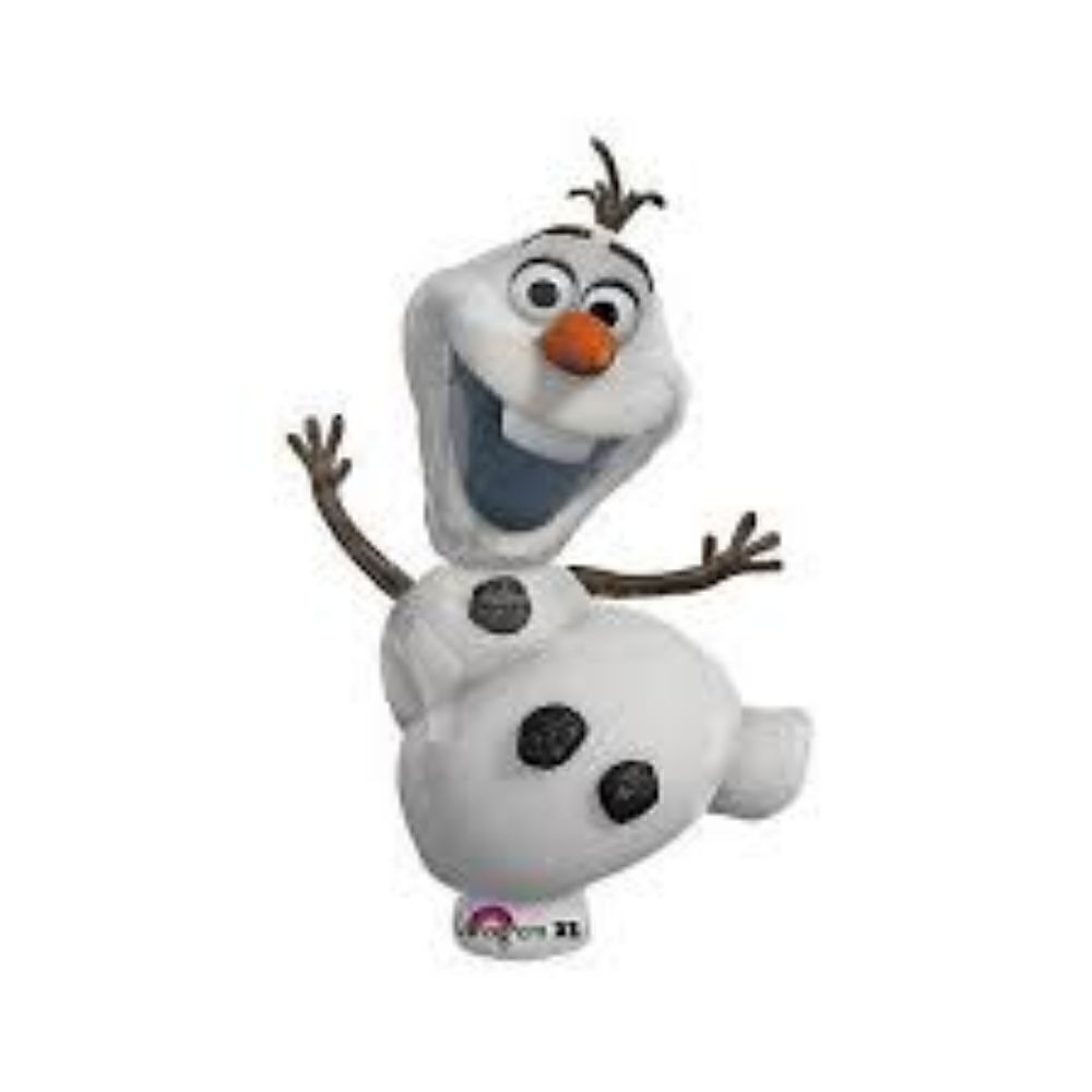 Frozen "Olaf Super Shape " and standard Foil Balloons.